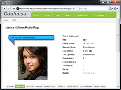 Display Member Profiles