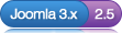 Joomla 3.x/2.5 versions!
