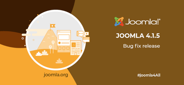 Joomla 4.1.5 bug fix release at joomla.org
