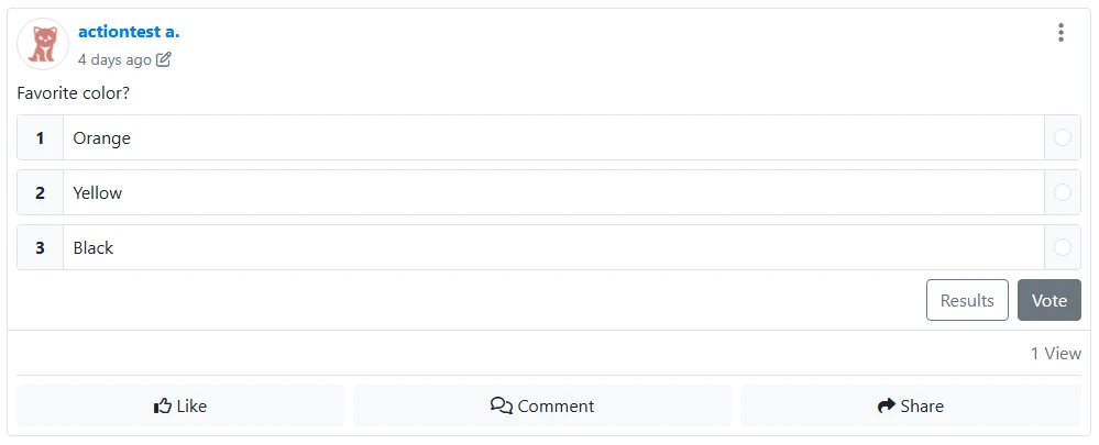poll vote