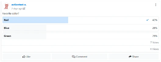 poll results